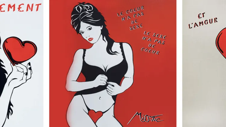 EXPOSITION MISS TIC - DES MOTS COEURS - GALERIE BRUGIER-RIGAIL