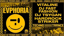 Evphoria x Glazart w/ Vitaline, DJ Fast Fashion, DJ Tsygan, Hardrock Striker