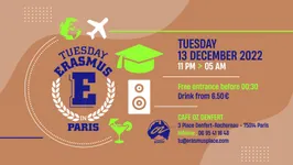 TUESDAY ERASMUS IN PARIS