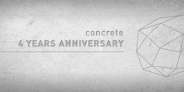 Concrete 4 years anniversary