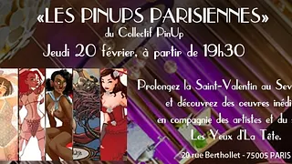 Vernissage exposition Les Pin-Up Parisiennes