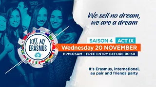 KISS MY ERASMUS at Café Oz