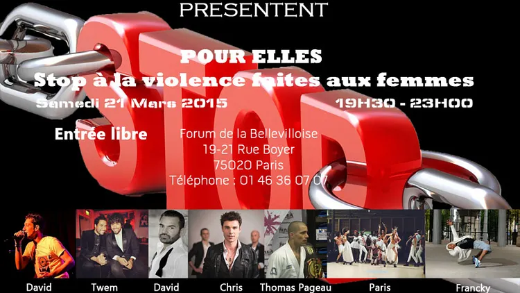 Pour elles, stop à la violence faites aux femmes