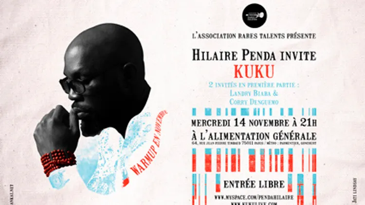 Hilaire penda Warm Up Show invite Kuku