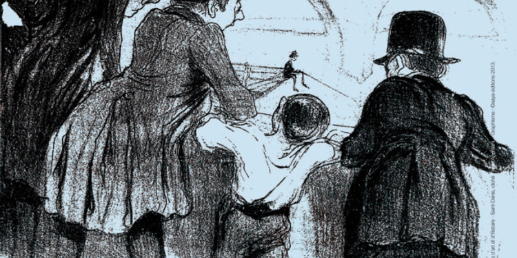 Les Parisiens de Daumier, de la promenade aux divertissements