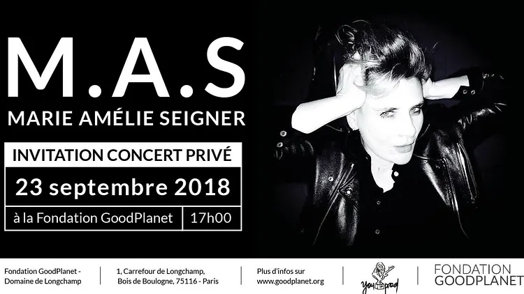 M.A.S en concert privé à la Fondation GoodPlanet