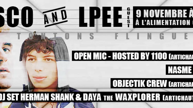 L'Artich' au Mic #2 : LES TONTONS FLINGUEURS, NASME + OPEN MIC