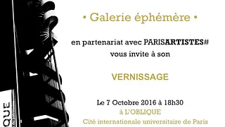 Galerie éphémère KAZoART à L'Oblique