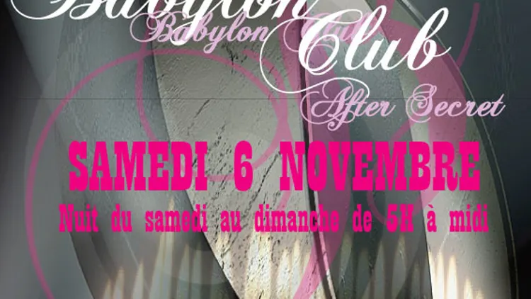 Anniversaire After Party du Babylon Club