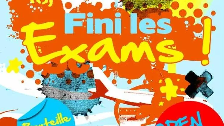 Fini Les Exams - Open Bar Total