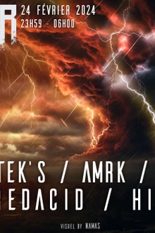 THUNDER X GLAZART : VORTEK'S, MEZ, AMRK, PREDACID & HIBI