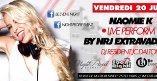 Naomie K live perform by NRJ Extravadance