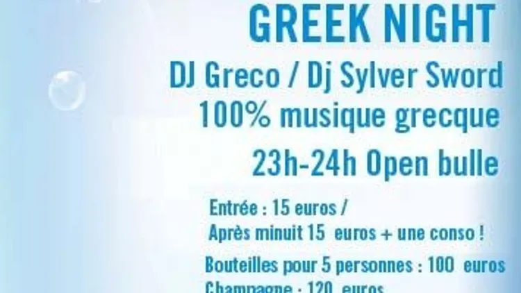 Greek Night - Clubbing - 100% musique grecque