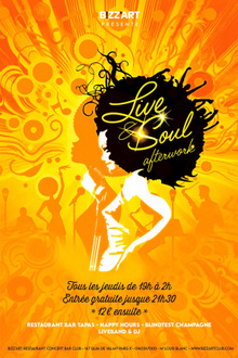 LIVE & SOUL AFTERWORK Feat SOULNESS, MC MARINA, DJ JP MANO