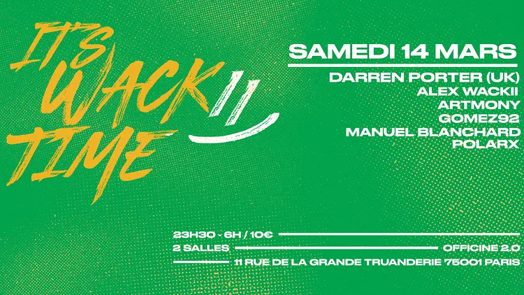 It's Wackii Time x Darren Porter