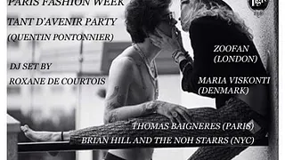 PARIS FASHION WEEK TANT D'AVENIR PARTY