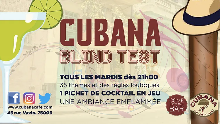 CUBANA BLIND TEST