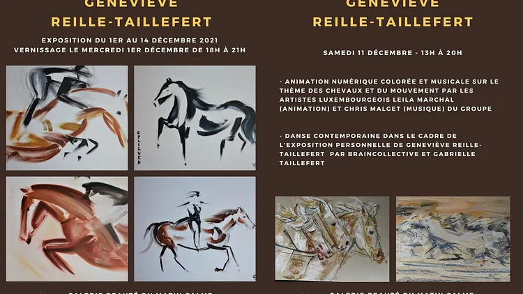 Evénement spécial pour l'exposition de Geneviève Reille-Taillefert
