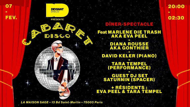 Cabaret Disco - Diner spectacle