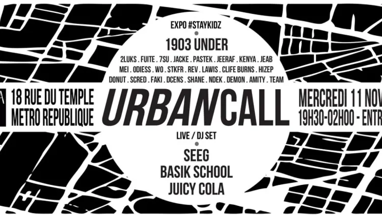 URBANCALL // 1903 UNDER / SEEG / BASIK SCHOOL / JUICY COLA / 100 P //