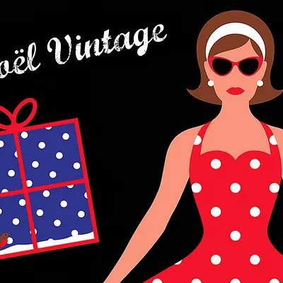 Les Blancs Manteaux vous souhaitent un joyeux Noël Vintage