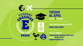 TUESDAY ERASMUS IN PARIS