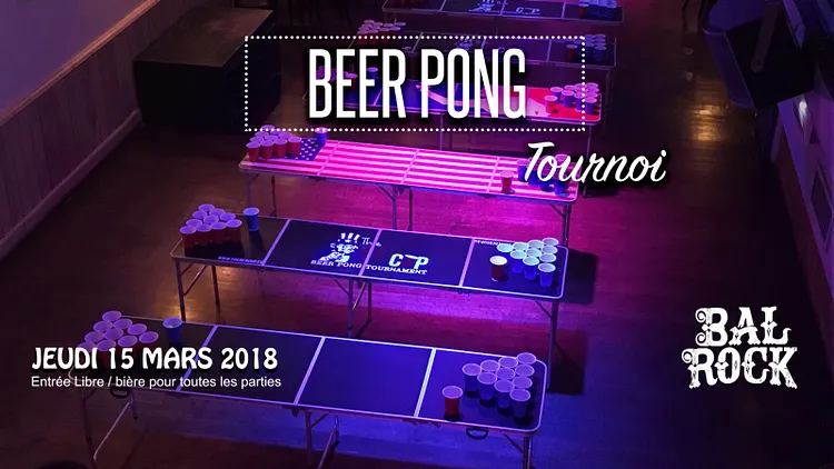 Tournoi de Beer Pong - Jeudi 15 Mars