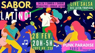 Soirée Latino avec live salsa (gratuit) et Clubbing latino/tropical à Paris 11 !!