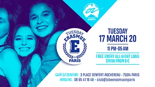 TUESDAY ERASMUS IN PARIS