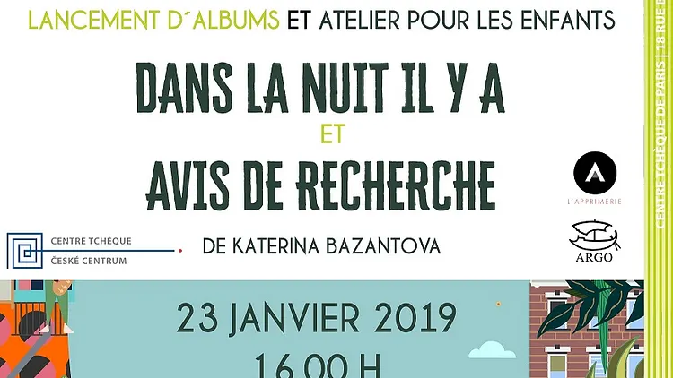 Présentation de deux nouveaux livres de Kateřina Bažantová