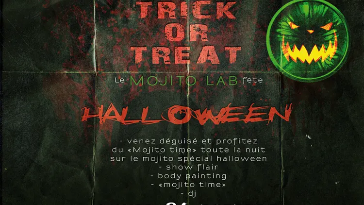 LE MOJITO LAB FÊTE HALLOWEEN