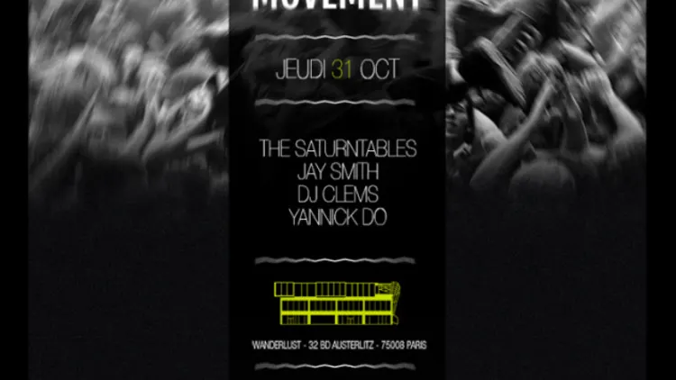 MOVEMENT avec The Saturntables, Jay Smith , Clems, Yannick Do
