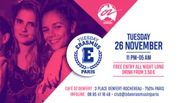 TUESDAY ERASMUS IN PARIS