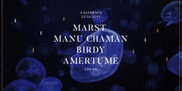 Melodic Room| Marst / Manu Chaman / Birdy / Amertume/ 4 Éléments