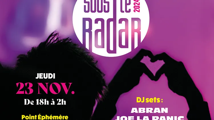 Sous le Radar 2024 - Soirée de lancement