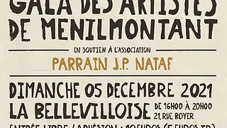 6e gala des artistes de Ménilmontant