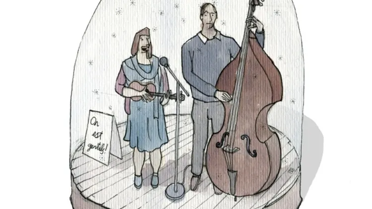 La méchante et le connard en concert