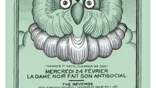 LA DAME NOIR FAIT SON ANTISOCIAL