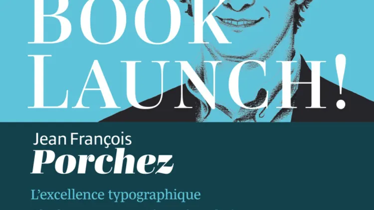 Lancement de la monographie de Jean François Porchez