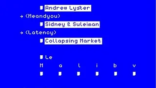 Collapsing Market Night