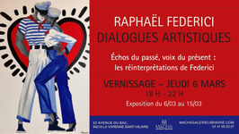 Dialogues artistique : exposition de Raphaël Federici chez Macha Galerie