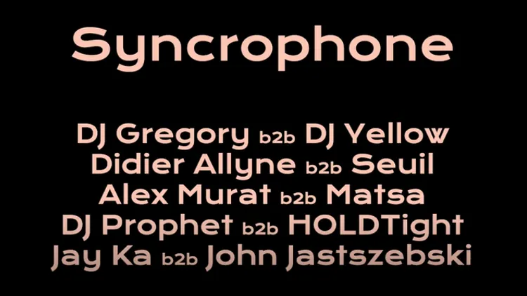 Badaboum Club : Syncrophone Back to Basics