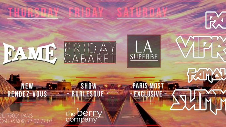 VipRoom Paris X La Superbe - Saturday,July 28th