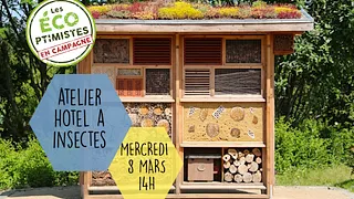 Chantier participatif 1/2 : Fabrication d'un hôtel à insectes