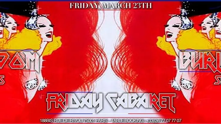 Friday Cabaret "Burlesque" - Vip Room