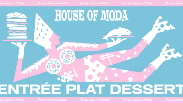 HOUSE OF MODA ENTREE PLAT DESSERT