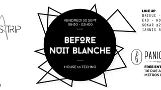 BEFORE NUIT BLANCHE - HOUSE TO TECHNO
