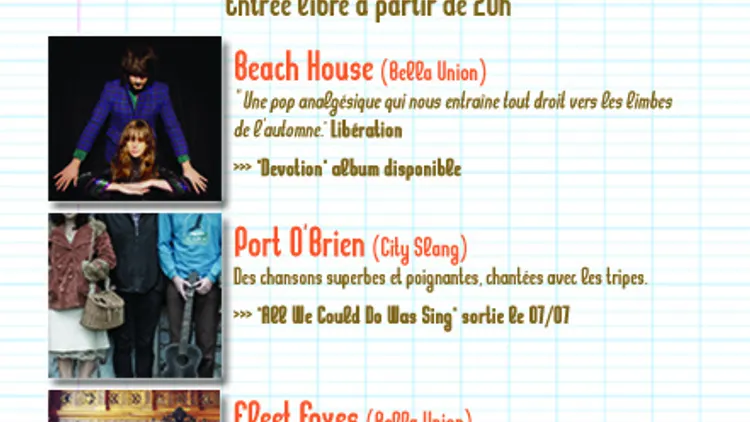 Soirée COOPERATIVE MUSIC