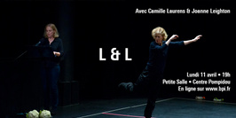 Lecture dansée de l’autrice Camille Laurens avec la chorégraphe Joanne Leighton