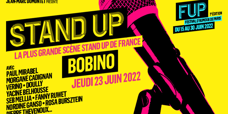 STAND UP dans le cadre du Festival d'Humour de Paris